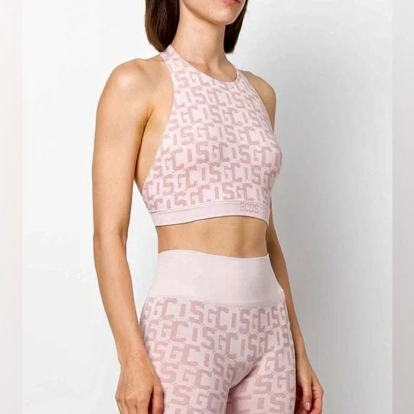 WOLFORD X GCDS basic monogram crop top - Picture 1 of 7